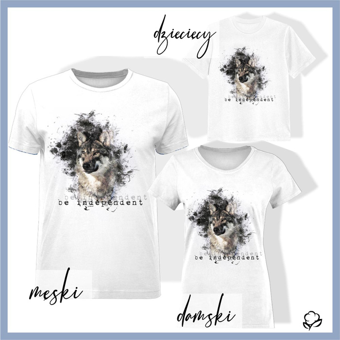 DAMEN T-SHIRT - BE INDEPENDENT (BE YOURSELF) - Single Jersey S