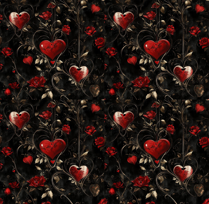 VALENTINE'S DAY 9 - lehký, česaný úplet