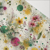 FLORAL REVERIE WZ. 1 - Hydrofobní česaná teplákovina