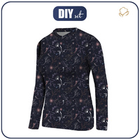 DAMEN THERMO BLUSE (PATTY) - WINTERZWEIGE M. 2 (WINTER IM PARK) - Nähset L