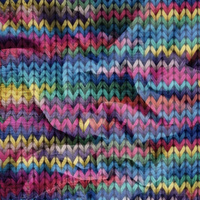 RETRO GEOMETRIC WZ. 9 - Muślin bawełniany
