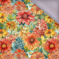FLOWERS PAPAYA ORANGE WZ. 10 - softshell