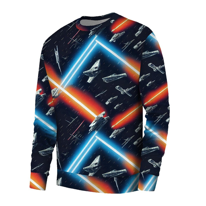 MEN’S SWEATSHIRT (OREGON) BASIC - LIGHT RAYS - sewing set XS