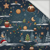 SWEET CHRISTMAS - looped knit fabric