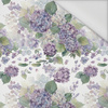 FLOWERS ELEPHANTS FAMILY - Waterproof woven fabric