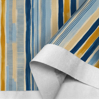 RETRO GEOMETRIC WZ. 6 - Drelich bawełniany