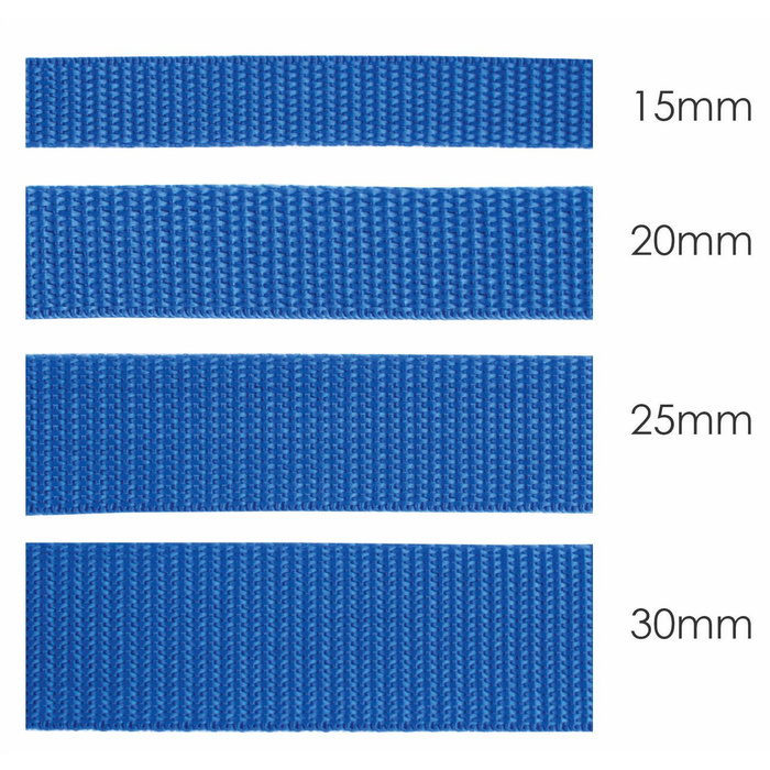 Webbing tape 15mm - CORNFLOWER