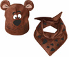 KID'S CAP AND SCARF (TEDDY) - DETECTIVE 48-50