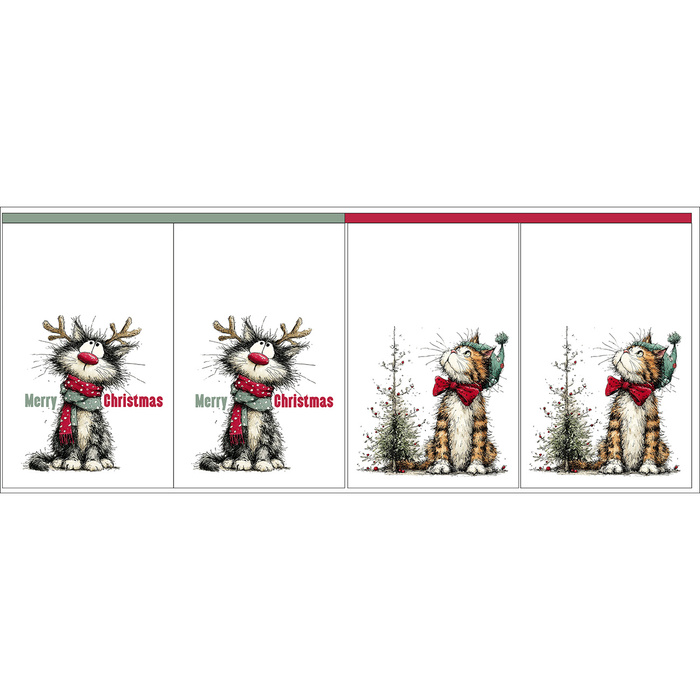 Woreczki prezentowe - CHRISTMAS WZ. 5 - zestaw do uszycia