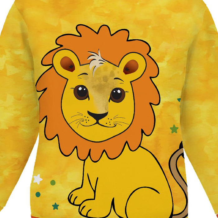 KINDER SWEATSHIRT (NOE) - LÖWE LEON - Sommersweat (110/116)