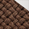 DESIGN - BROWN - Hydrophobic brushed knit