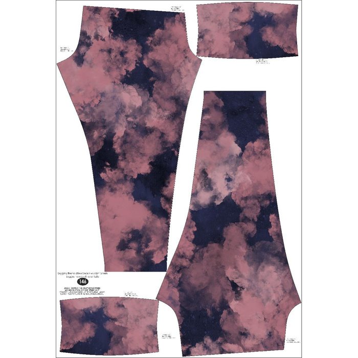 THERMO LEGGINSY DZIEWCZĘCE (DORA) - FEEL THE POWER - zestaw do uszycia 98