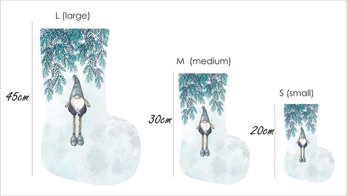 Christmas Stocking Set - GNOME (WINTER IN THE CITY)