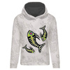 BLUZA DAMSKA (POLA) CLASSIC Z KAPTUREM - RYBA BRUNO (DIA DE LOS MUERTOS) - dzianina pętelkowa XL