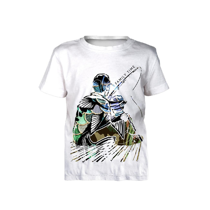 KINDER T-SHIRT-  FAMILY TIME - Nähset (140/146)