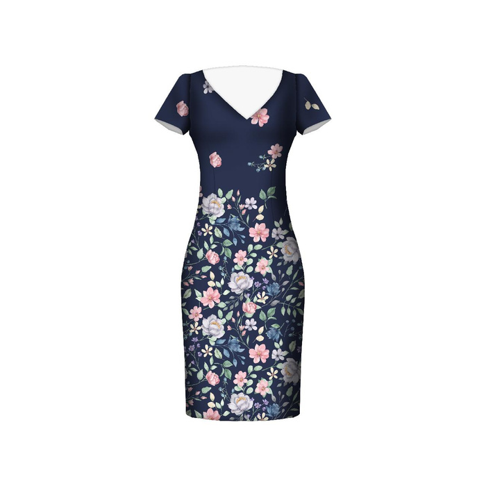 SUMMER FOLK wz. 5 - Kleid-Panel krepp