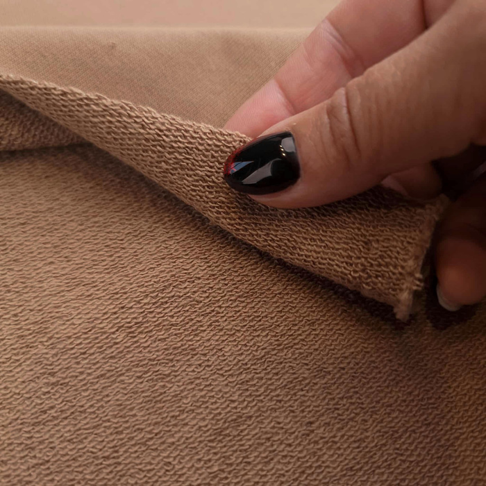 Thick looped knit (P290) - CAMEL ( D-212 ) 