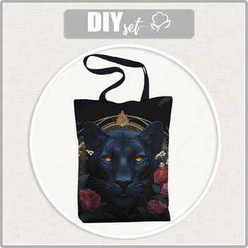 SHOPPER TASCHE - GOTHIC PANTHER - Wasserabweisende Webware - Nähset