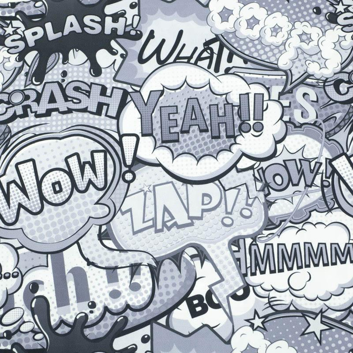 COMICS (black-white) - Waterproof woven fabric