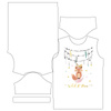 KINDER T-SHIRT- PARTY (WILD & FREE) - Single Jersey (92/98)