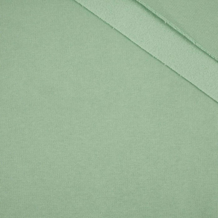 Gruba dresówka drapana D300 - BRUDNA MIĘTA (D-45)