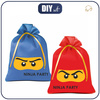 Geschenkbeutel - NINJA m. 2 - groß
