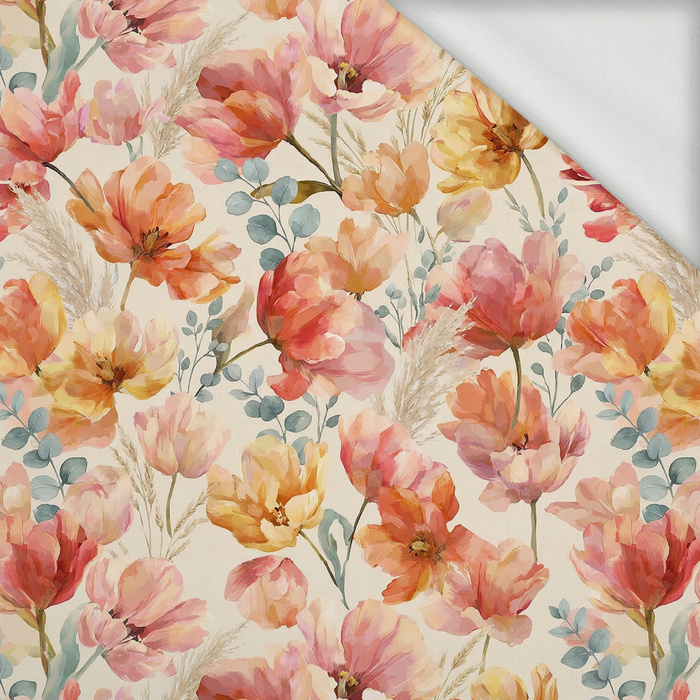 Flowers wz. 65 - dresówka pętelkowa
