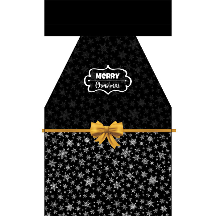 Weihnachtsschürze - MERRY CHRISTMAS / SCHNEEFLOCKEN
