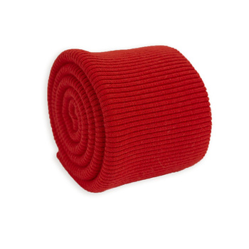 D-18 CZERWONY - ściągacz dresowy prążkowany SD