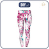 THERMO LEGGINSY DAMSKIE (GRETA) - PINK SPLATTER - zestaw do uszycia M