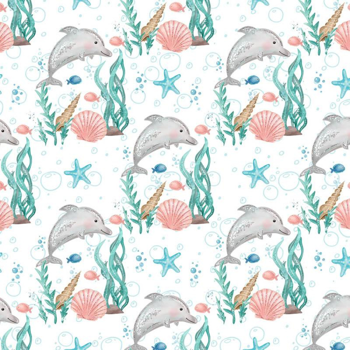 DELFINE M. 2 (Märchenhafter Ozean) / weiß