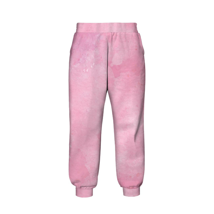 PINK SPECKS - panel (80cm x 155cm) looped knit 