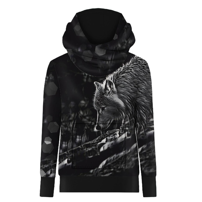 UNISEX HOODIE (HYDRA) - POLARWOLF - Nähset (146/152)