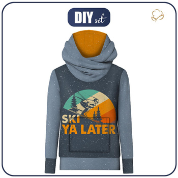 UNISEX HOODIE (HYDRA) - SKI YA LATER - Nähset M