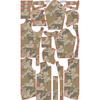 HERRENPARKA (TOM) - CAMOUFLAGE M. 3 / beige - Nähset M