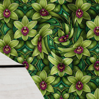 Stained Garden wz. 4 (FLOWERS) - Krepp