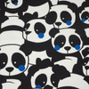 PANDAS / classic blue - Baumwoll Webware