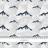 GEBIRGE (Adventure) / grau - Baumwoll Webware
