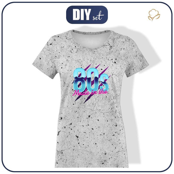 DAMEN T-SHIRT - MADE IN THE 80S / beton - Single Jersey L