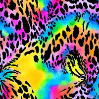 NEON SPOTS PAT. 5 - Cotton woven fabric