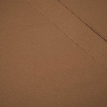 D-10 CARAMEL - looped knitwear with elastan