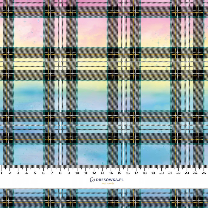 CHECK PAT. 12 / rainbow - Waterproof woven fabric