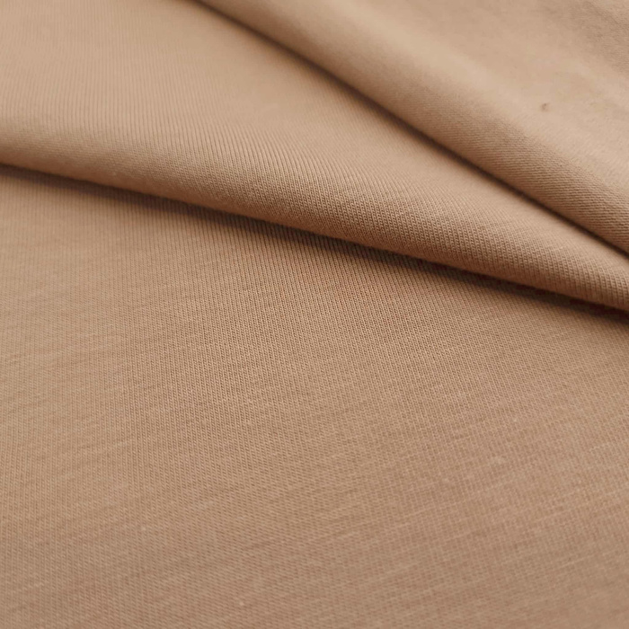Single Jersey mit Elasthan TE210 - CAMEL (D-212)