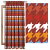 COLORFUL HOUNDSTOOTH (big) - looped knit fabric