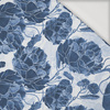FLOWERS pattern no. 5 (classic blue) - Viscose jersey