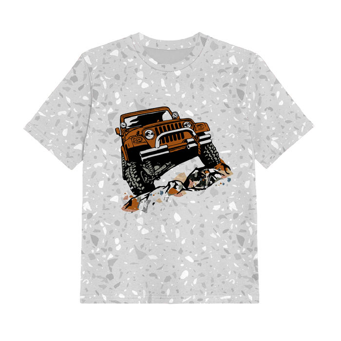 2-PACK - T-SHIRT DZIECIĘCY - RAKIETA I JEEP - ZESTAW DO USZYCIA