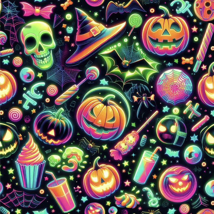 HALLOWEEN wz.24 - teplákovina s elastanem ITY