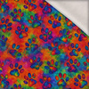 COLOR POP WZ.4 - teplákovina počesaná s elastanem ITY