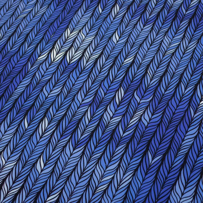 BRAID / classic blue - looped knit