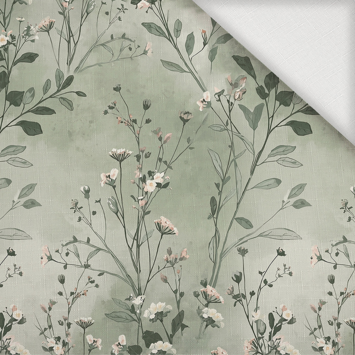 PASTEL FLOWERS WZ. 27 - Woven Fabric for tablecloths